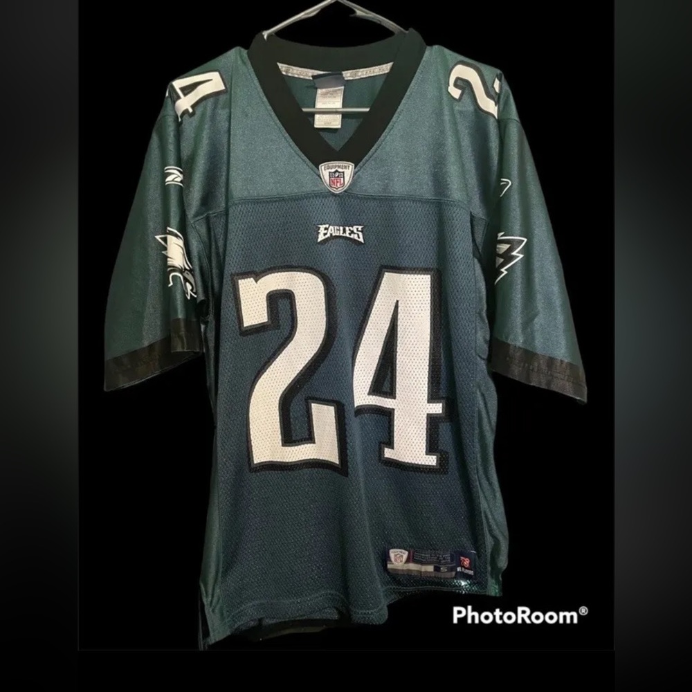 Nnamdi Asomugha #24 Philadelphia Eagles Reebok NFL Equipment Jersey Sz Small